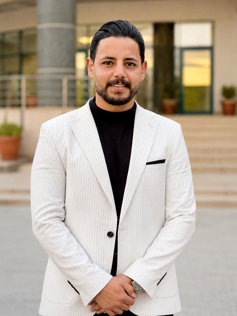 Mohamed Elgayar, master barber at Pharaoh's Blades and Barber